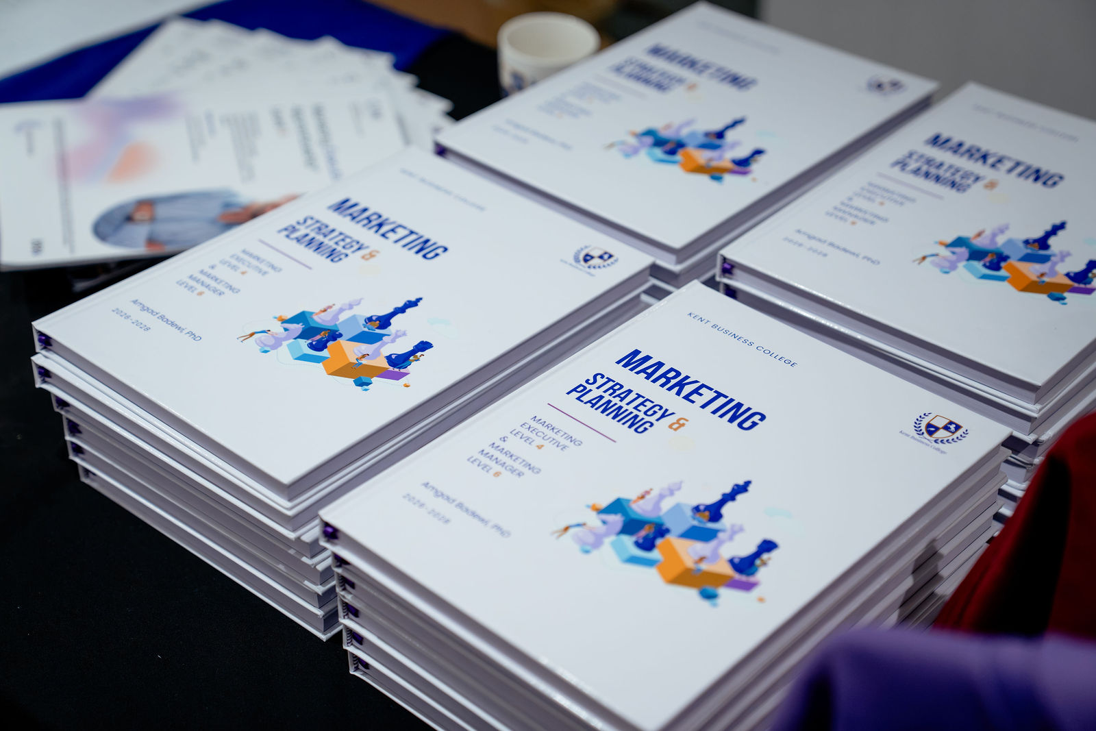 Learning materials ready for the masterclass.
